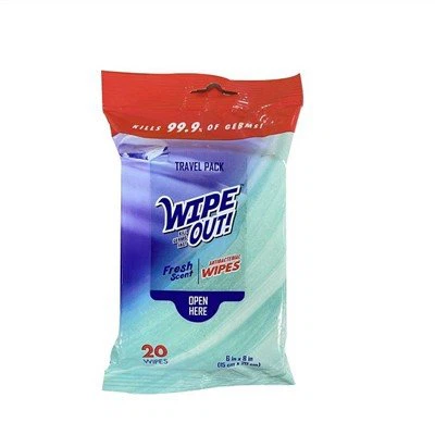 Pocket Size Antibacterial Wipes